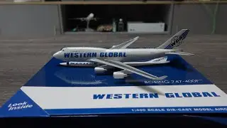 Awesome GeminiJets Western Global Boeing 747-400BCF Model Unboxing & Review