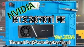 [PCFUN] Nvidia RTX 3070Ti FE Thermal Pad/Paster Replacement |3070|3070Ti|Thermal