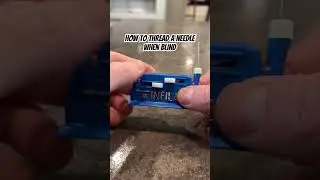 Tool for threading needles when Blind or Visually Impaired. #sewing #blind #tools #VisionRehab