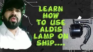 Learn how to use ALDIS lamp by bhaiyaji.#merchantnavyfun,#funnyvideo,#lifeatsea