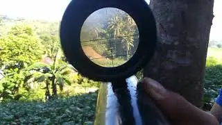 Dusk and Dawn 3-9x40 scope install in DIY marble alcohol gun