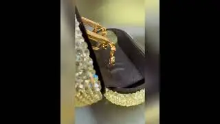 Zelta auskari ar dimantiem un safīriem | Gold Earrings with Diamonds & Sapphires  | Золотые серьги