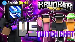 INSANE KRUNKER 1v1 VS TWITCH CHAT! (KR PRIZE!)