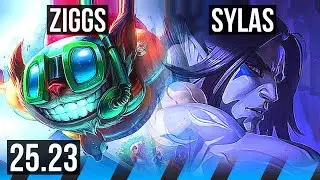 ZIGGS vs SYLAS (MID) | NA Grandmaster | 25.23
