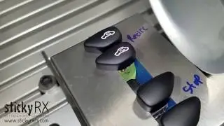 Sticky RX Refinishing Solutions Ferrari 360 HVAC Button - Laser Etch