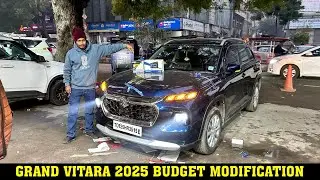 Grand vitara base to top free cruise ✅ grand vitara accessories karol bagh ✅ 2025 vitara modified