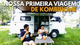 NOSSA PRIMEIRA VIAGEM DE KOMBI HOME CAMPING MUNICIPAL DE AVAR&Eacute; - VALEU A PENA.