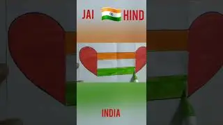 National Flag Creative Art 🇮🇳❤ #shorts #india #satisfying #creative