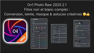 ON1 Photo RAW 2025 &ndash; Complete Black & White Filter: Conversion, Masks, Tints & Tips ⚫🖤