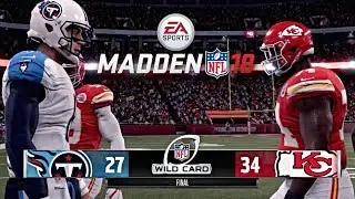 CAN MADDEN 18 PREDICT THE NFL WILDCARD GAMES!
