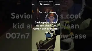 Savior cool kid and comic 007n7 skin show case #everyone #forsaken #showcase #roblox #bloxy #robloxy