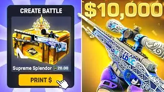 WE HIT THE 10.000c MAXWIN FROM A 20c CASE ON CS2BIG!