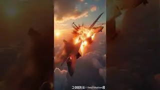 🚨 Fighter Jets Collide Mid-Air | Massive Explosion at Sunset 💥✈️
