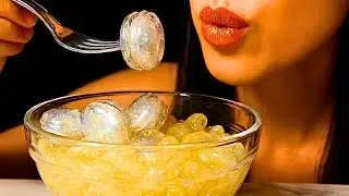 Most Satisfying Glass Macaroni ASMR 😳🧀 | Unreal Glass Food Cooking