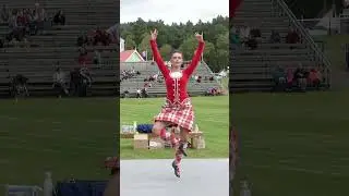 Highland Fling dance by Champion Scottish dancer Molly Smith at Grampian Games in 2021 #shorts