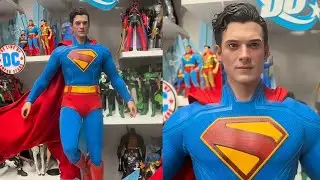 New Hot Toys Superman Movie with Krypto action figures in hand images by Asoka the geek 