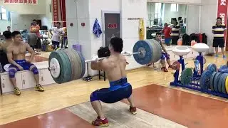 TIAN Tao 200kg Power Clean | THICCCCCCC