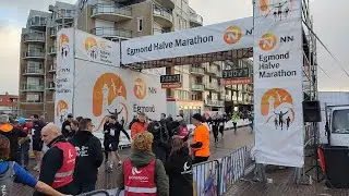 Finish NN Egmond Halve Marathon 50e editie,12-01-2025