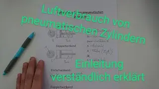 Luftverbrauch von Pneumatischen Zylindern | leicht erklärt | Einleitung | Dave Seller