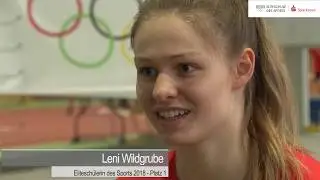Leni Wildgrube - Elitesch&uuml;lerin des Sports 2018, Platz 1