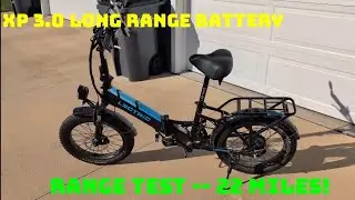 Lectric XP 3.0 Range test -- step through with long range battery