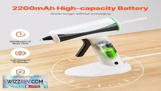 VEVOR Hot Glue Gun Rechargeable Cordless Glue Gun Mini Wireless Hot Glue