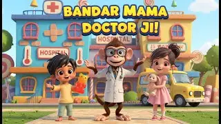 Bandar Mama Doctor Ji &ndash; Kids Cartoon Story | Funny Monkey Doctor Song in Hindi