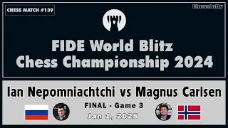 Nepo vs. Magnus Carlsen: 2 Great Moves ◉ World Blitz Chess Championship 2024 ◉ Final