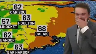Weatherman Can't Stop Laughing During Live Broadcast