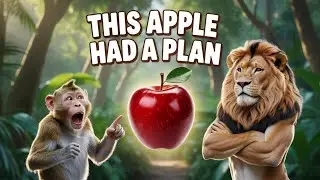 This Apple Outsmarted the Jungle 😱🍎 | Funny Animal Cartoon