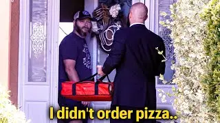 Door to Door Pizza Salesman