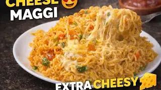 Cheese Maggi 😍 | Extra Cheesy 5 Minute Recipe #Choosemaggi #food #funwithfood #easyrecipe 