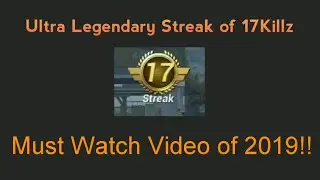 UlTRA Legendary Streak ends at 17 KILLS [XENDEX GAMING ]