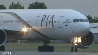 PIA New Livery B777-200ER at Manchester