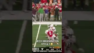 Arch Manning converts on 4th down 👀