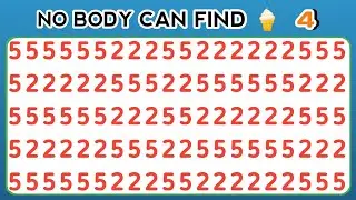 Find the Odd Number and Letter Genius Edition | Test your Observation Skills Vision