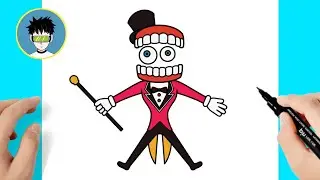 Como dibujar a Caine de The Amazing Digital Circus