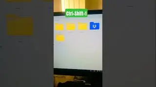 Extra Large Icons in 1 Second! | Windows Folder Shortcut Trick #keyboardshortcuts