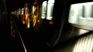 R143(L) train entering Sutter avenue!.