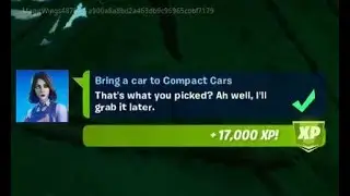 Fortnite Challenge - Bring a car to Compact Cars - Chapter 2 Season 7