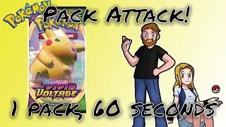 Pack Attack! VIVID VOLTAGE! ULTRA RARE! Pokemon Card Opening! Big Pikachu Face #shorts PA367G
