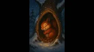 The Squirrel Hid in Her Hollow from the Cold - North Dakota Fairytales