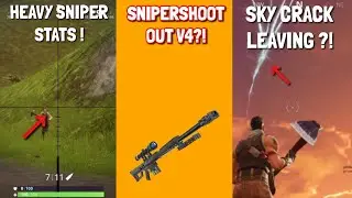 FORTNITE HEAVY SNIPER RELEASE DATE/STATS, SNIPER SHOOTOUT V4, CRACK IN THE SKY LEAVING SOON?!