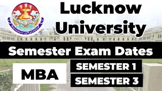 ✅️ Lucknow University 30 January 2023 Updates || LU semester Exam dates 2023 , 1st and 3rd Semester