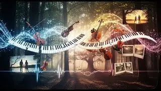 Cinematic Piano Ballad in an Enchanted Forest of Floating Harmonies