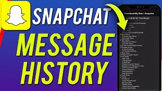 How To View Snapchat Message History