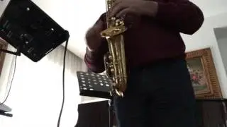 a sax/harp cross-breed