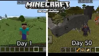 100 Days survival challenge with wild animals || MrDelta2o