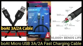 Best Usb Charging Cable Under 200 Rupees | 1.5 Meter Charging Cable | boAt Micro USB 150 cable