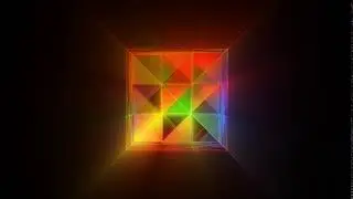 Amazing Intro Loop Screensaver Backdrop Background Rubik's cube Animated
